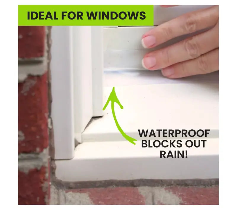 Alian Draft Seal Tape – Flexible Weather-Proof Adhesive Strip for Doors & Windows, Blocks Drafts & Saves Energy