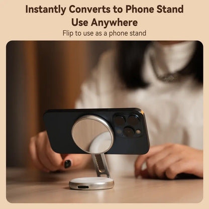 3-in-1 Magnetic Mirror Selfie Light –360° LED Ring Light with MagSafe