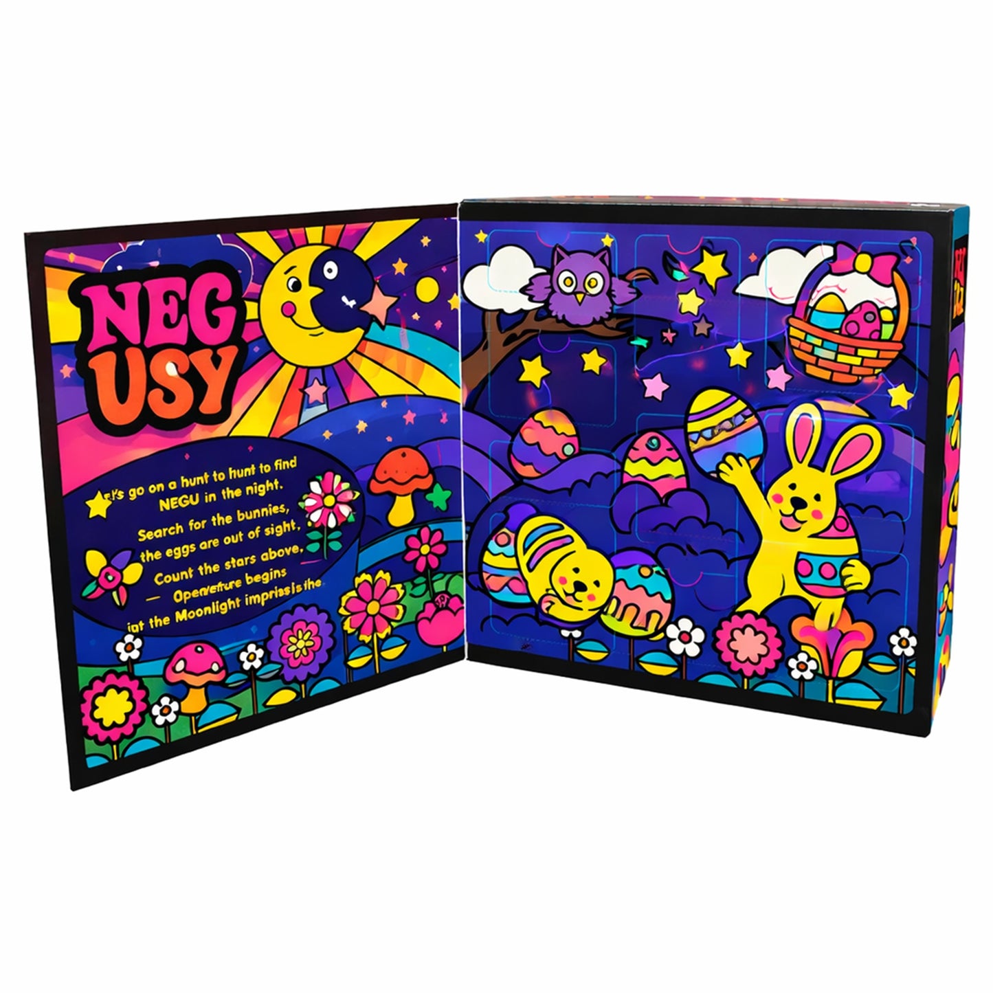 NEGUSY Easter Bundle - Squishy Easter Fun Set Toys -Various Textures and Fillings - Ages 3 and Up