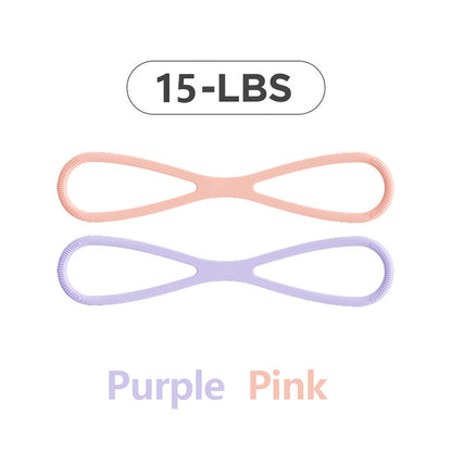 🔥20%OFF TODAY ONLY!Figure 8 Resistance Bands for Women – 8-Shaped TPE, Latex-Free