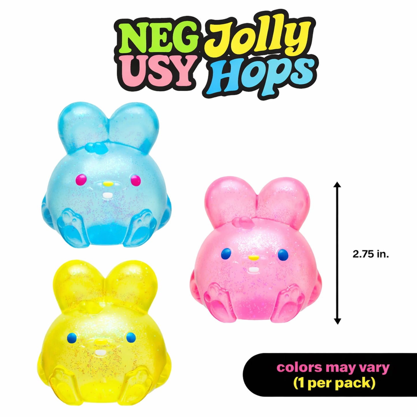 NEGUSY Easter Bundle - Squishy Easter Fun Set Toys -Various Textures and Fillings - Ages 3 and Up