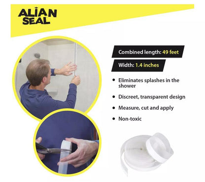 Alian Draft Seal Tape – Flexible Weather-Proof Adhesive Strip for Doors & Windows, Blocks Drafts & Saves Energy